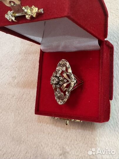 Кольцо Маркиза с бриллиантами