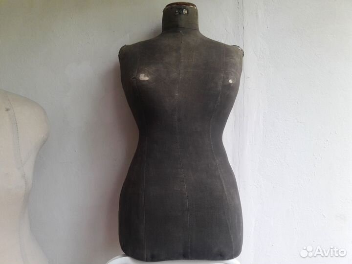 Винтажный портновский манекен 1940-50 годы