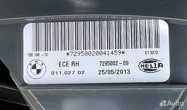 Фонарь задний 63217295002 BMW правый