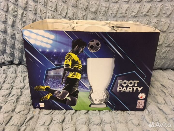 Пивные бокалы Foot party