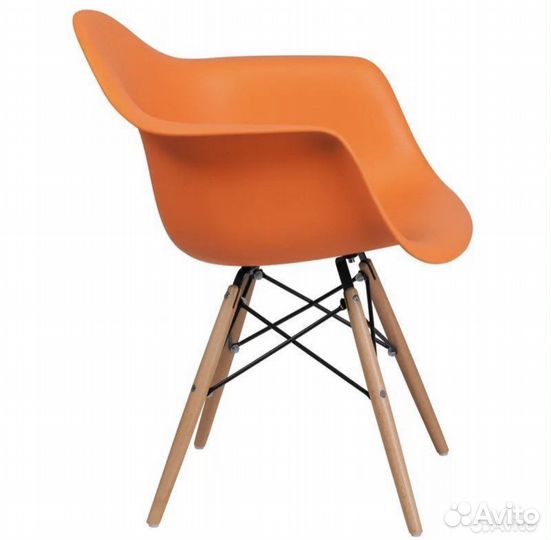 Кресло eames daw оранжевое