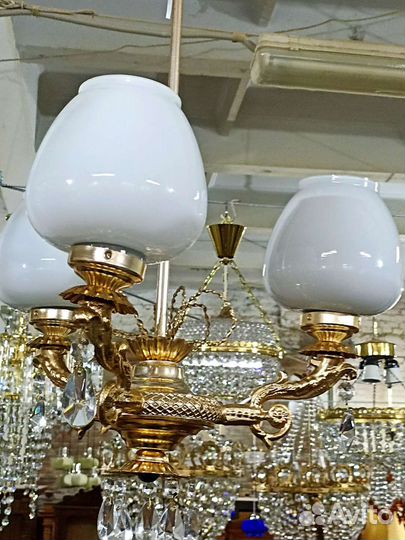 Старинная винтажная люстра, СССР