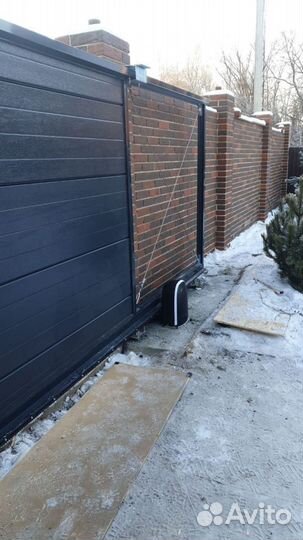 Откатные ворота под ключ