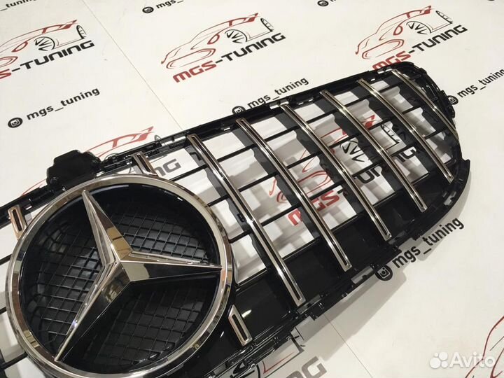 Решетка Mercedes CLS-Class W218 GT 14-18г