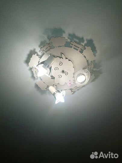 Люстра Польша 40 см в диаметре Овечка