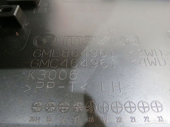 Консоль задняя Mazda 6 GJ