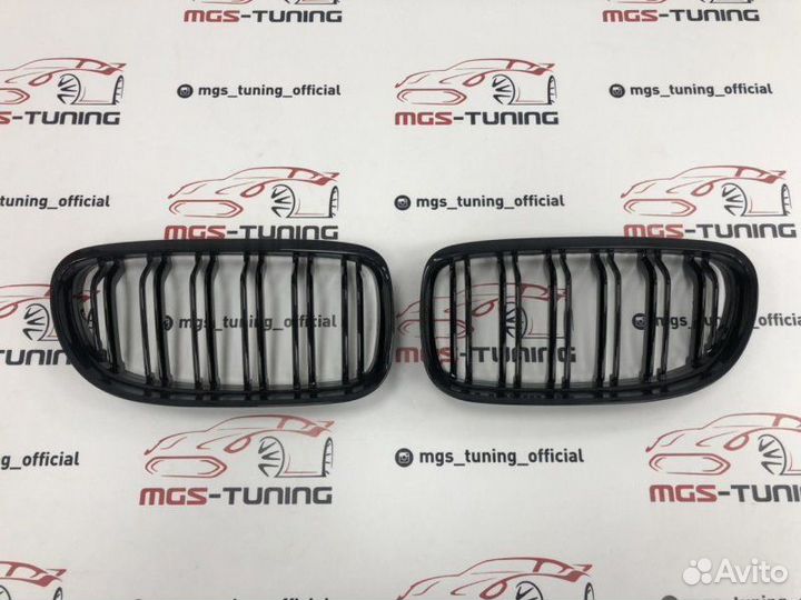 Ноздри BMW 3 серии E90 08-12 гг м3 черный глянец