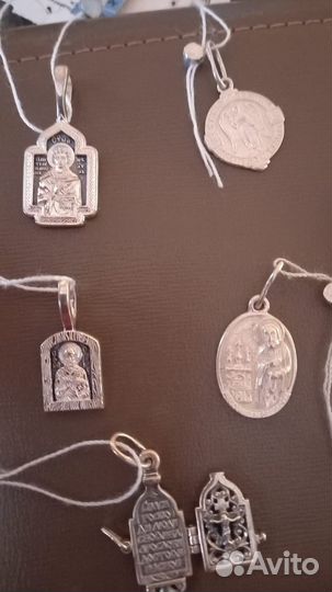 Медальоны серебро