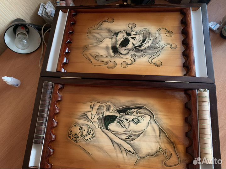 Нарды ручной работы