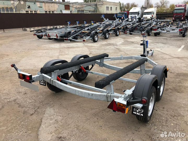 6-и метровый 2-осный лодочный прицеп Мзса