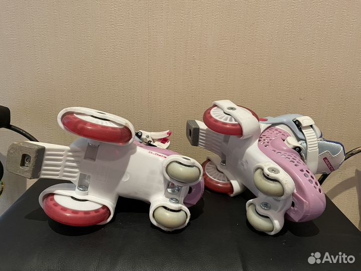 Роликовые коньки детские раздвижные