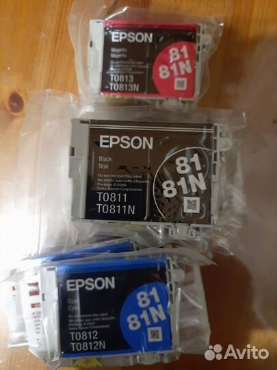 Картриджи оригинальные Epson
