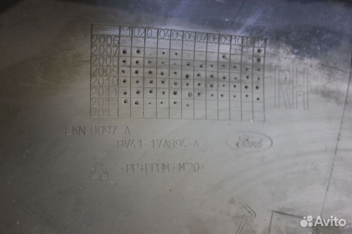 Накладка бампера заднего правая - Ford Kuga