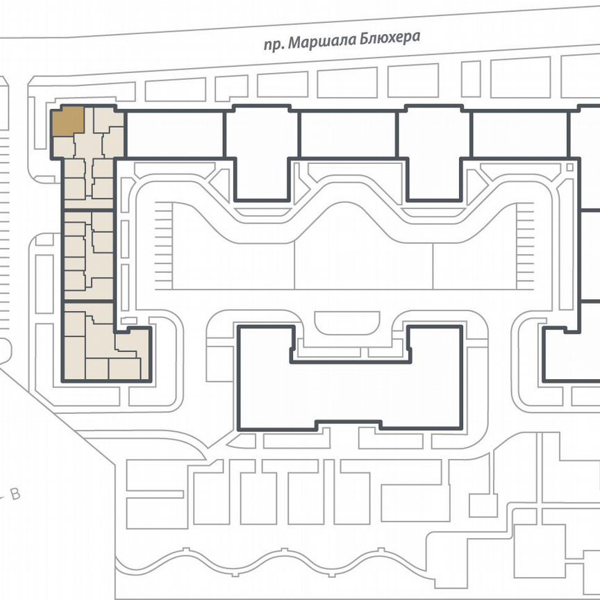 3-к. квартира, 76,9 м², 6/17 эт.