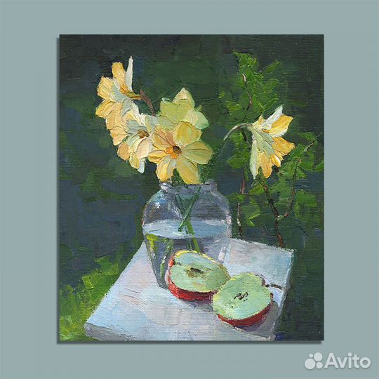 Натюрморт, картина маслом
