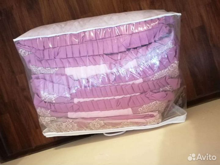 Упаковка для бортиков и пледов, подушек