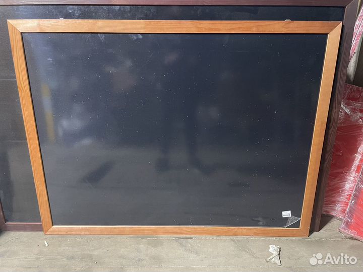 Доска для мела магнитная 90х120см