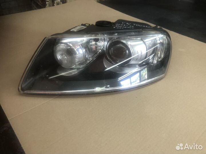 Блок фара фольльсваген туарек