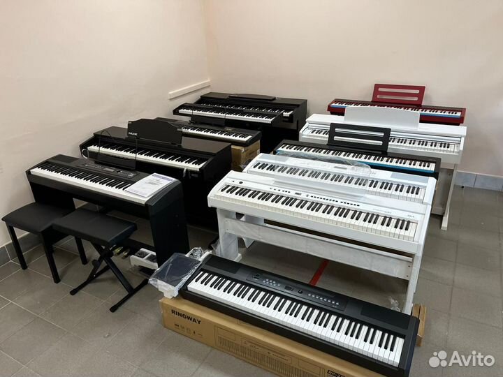 Цифровое пианино, фортепиано, ассортимент