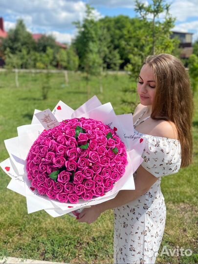 101 роза, цветы с доставкой