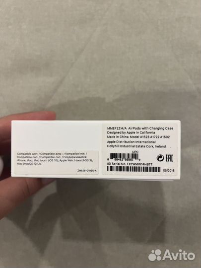 Наушники apple airpods