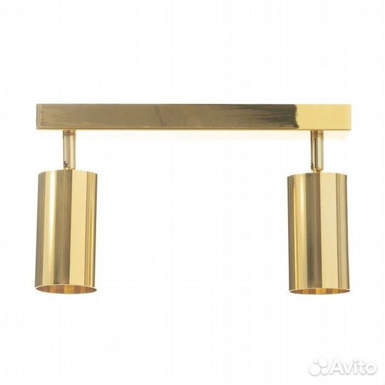 Спот 'Этнес' 2хGU10 золото 29,5х6,5х16,5 см