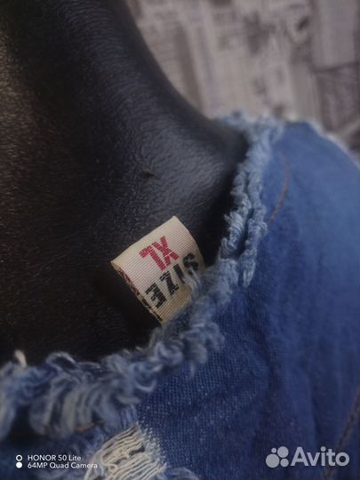 Джинсовое платье