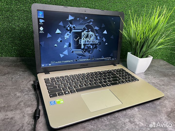 Ноутбук Asus Intel N5000 CPU/8Gb/SSD 240