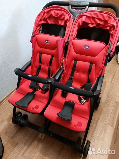 Коляска для двойни chicco ohlala twin