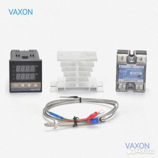 Контроллер температуры REX-C100 К, SSR комплект