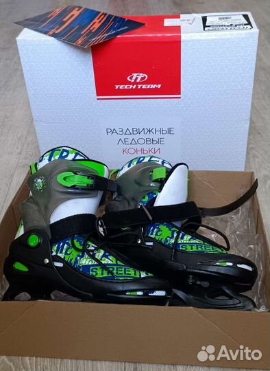 Коньки раздвижные 34-37