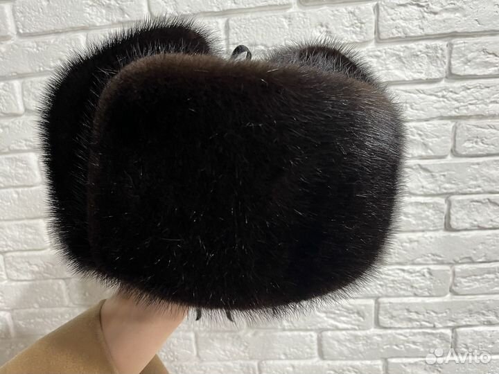 Норковая шапка мужская