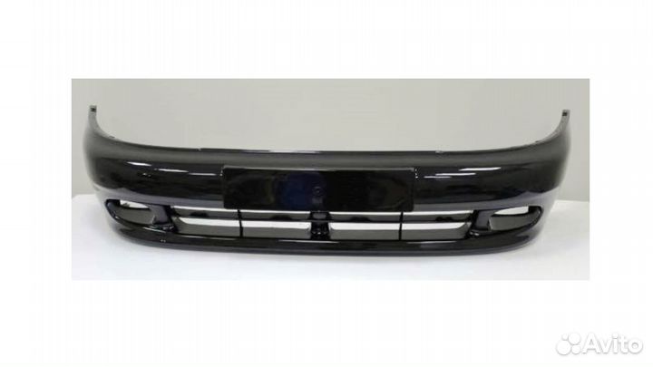 Бампер передний Chevrolet Lanos цвет черный