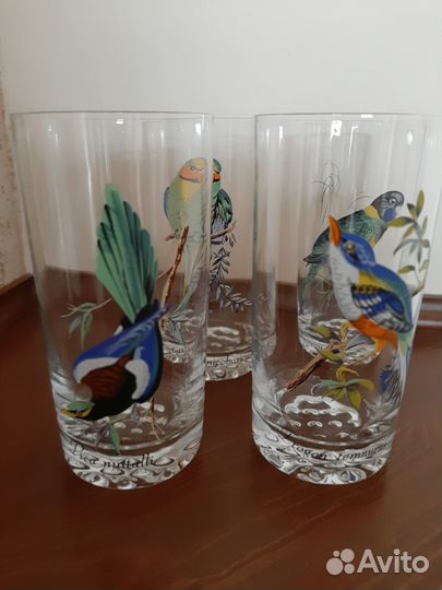 Стаканы чешское стекло, Bohemia