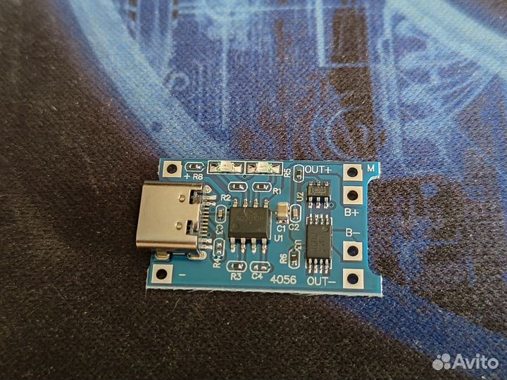 Контроллер для li-ion 18650 bms 1s usb type c