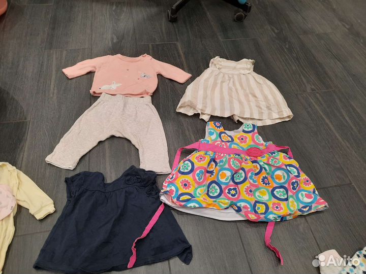 Пакет вещей для девочки 6-9 мес. 68- 80 см
