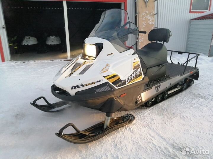 Снегоход Stels Ермак 600L с 2-мя лыжами