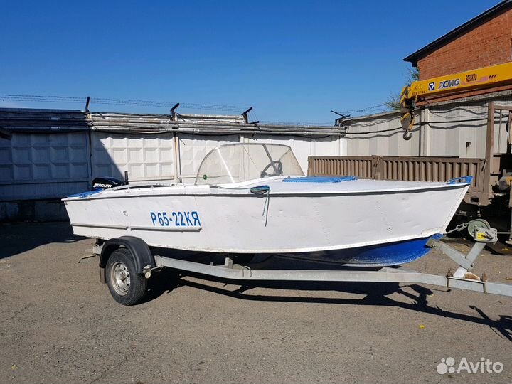 Прогресс2м с двигателем Меркури 25seapro