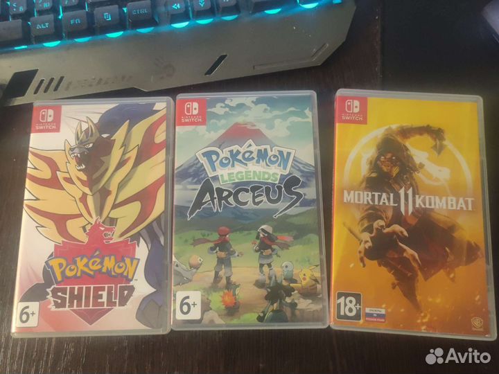 Картриджи для nintendo switch