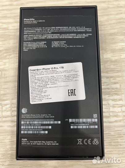 iPhone 13 pro 1Тб оригинал