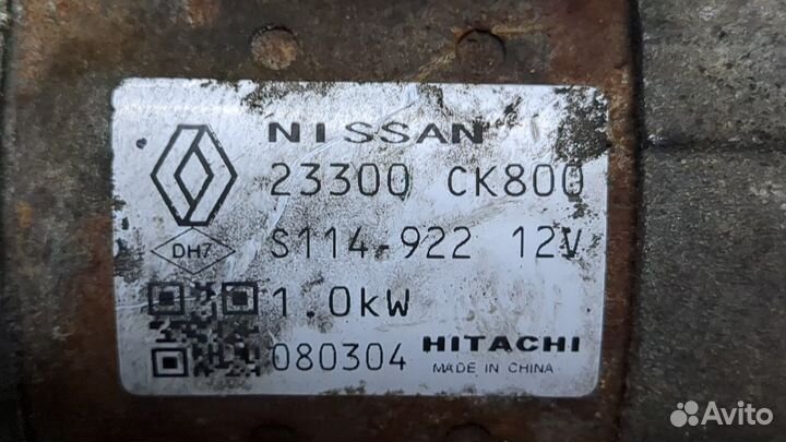 Стартер Renault Megane 3, 2009