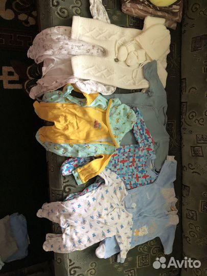 Детские вещи пакетом на мальчика от 0-3