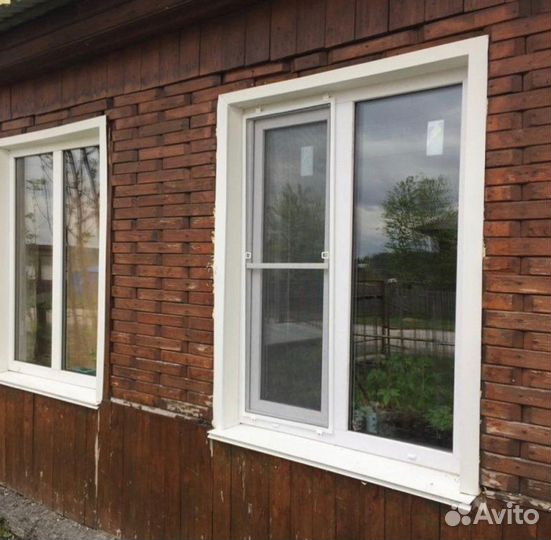 Окно двухстворчатое