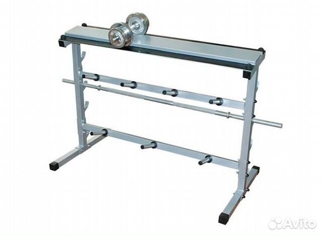 Стойка для гантелей, блинов и грифов новая