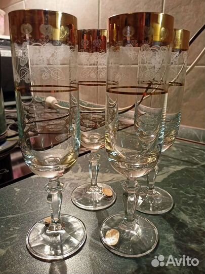 Бокалы Богемия Чехословакия