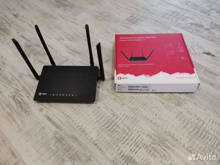 Wifi роутер МТС Dir-822 версия 2