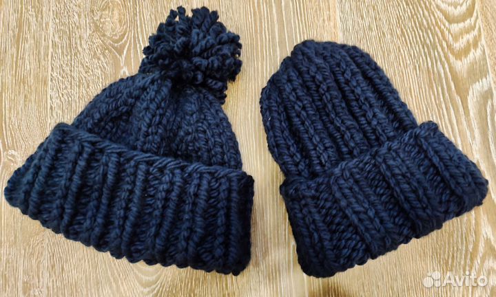 Шапки крупной вязки