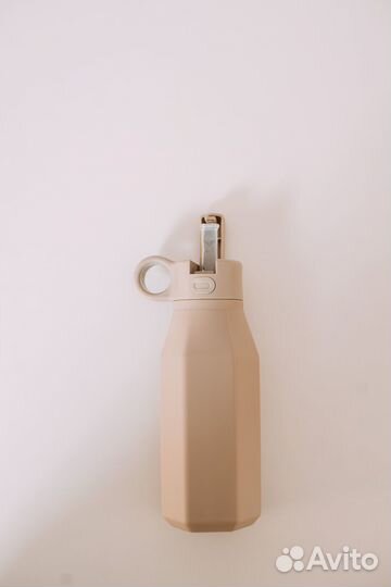 Детская силиконовая бутылка для воды с трубочкой