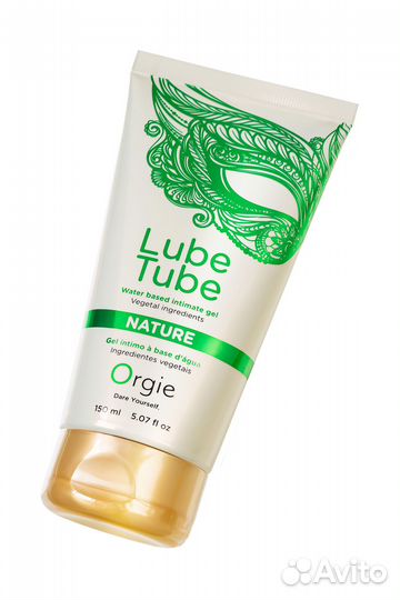 Интимный гель на водной основе Lube Tube Nature - 150 мл