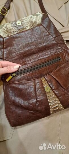 Сумочка-клатч натуральная кожа. Ручная работа